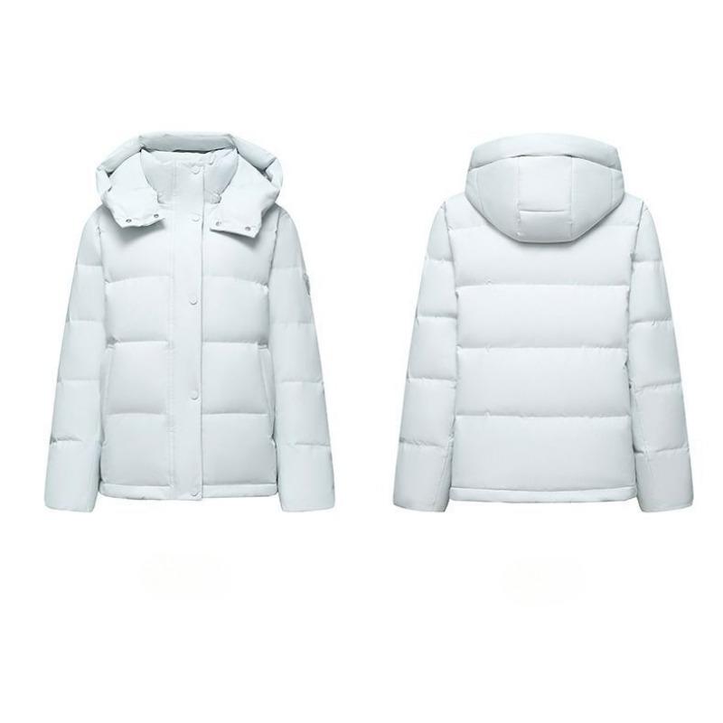 Winter Short Down Jacket Women Loose Fit Thickened Warm Puffer Coat Casual Parka
