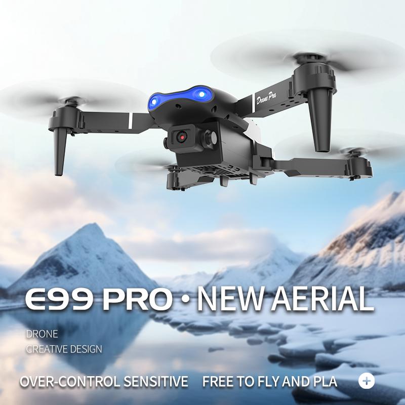 2025 New E99 Pro RC Drone Professinal With Wide Angle Dual HD Camera Foldable RC Helicopter WIFI FPV Height Hold Apron Sell