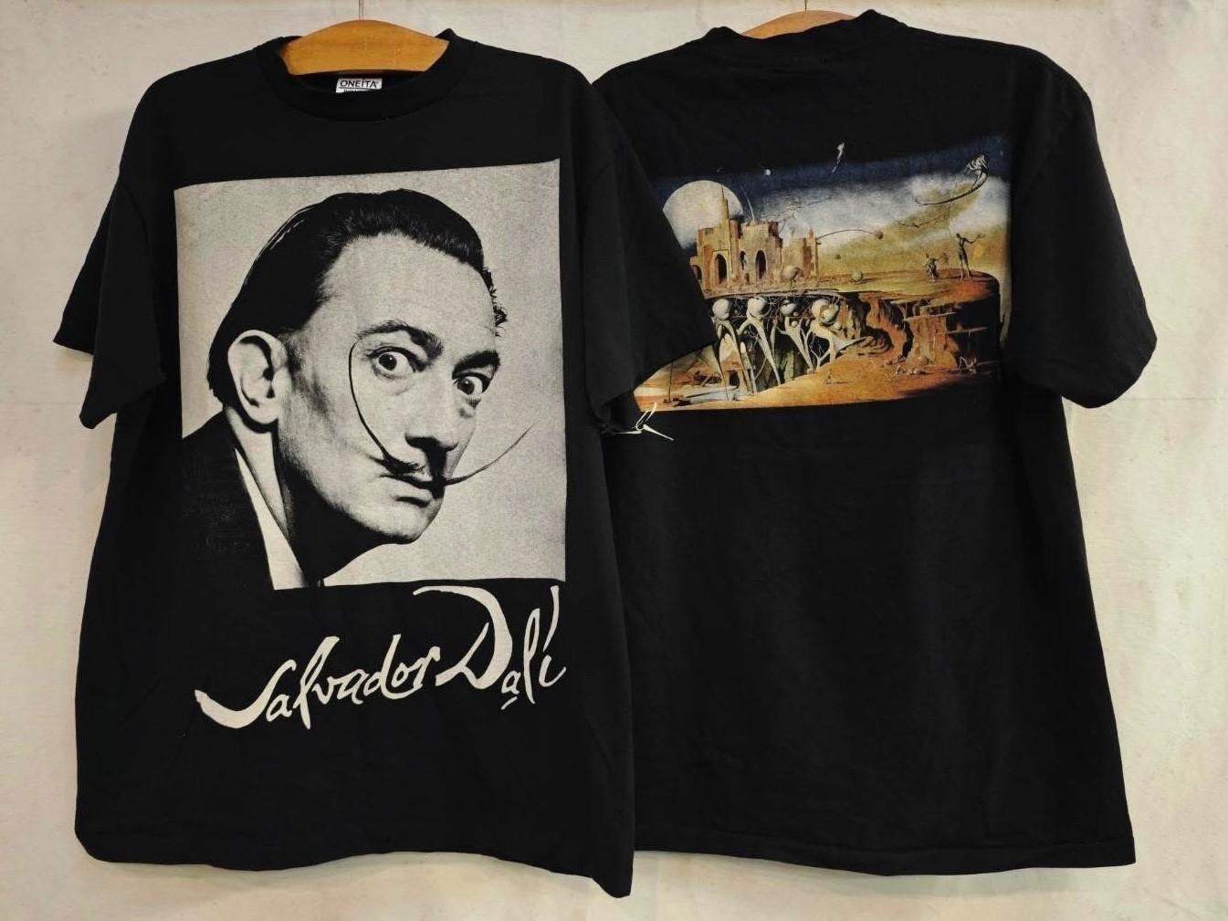 Vintage Salvador Dali Museum Signature 90s Art Tee Promo Sz.L T-Shirt REPRINT Unisex T-Shirt L