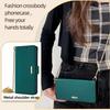 For Motorola Moto E14 4G/G04 4G/G04s 4G/G24 4G Case RFID Blocking Wallet Phone Leather Cover with Shoulder Strap