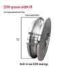 Heavy-Duty 45# Steel U-Groove Pulley Wheel CN Plug (adapter Included)