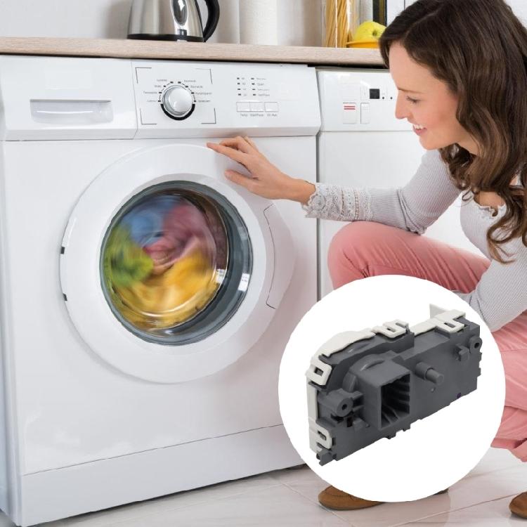 Washing Machine Door Latching Mechanism Replacement WH01X29528 Washer Door Safety Lock with High Strength ABS Housing