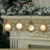 Wooden Christmas Tree Pendant Creative Christmas Tree Luminous Ornament Home Holiday Party Christmas Hollow Pendant Decoration