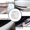 Transparent carbon fiber patterned car door sill strip, bumper anti-collision strip, anti stepping sticker, body film sticker, decorative strip