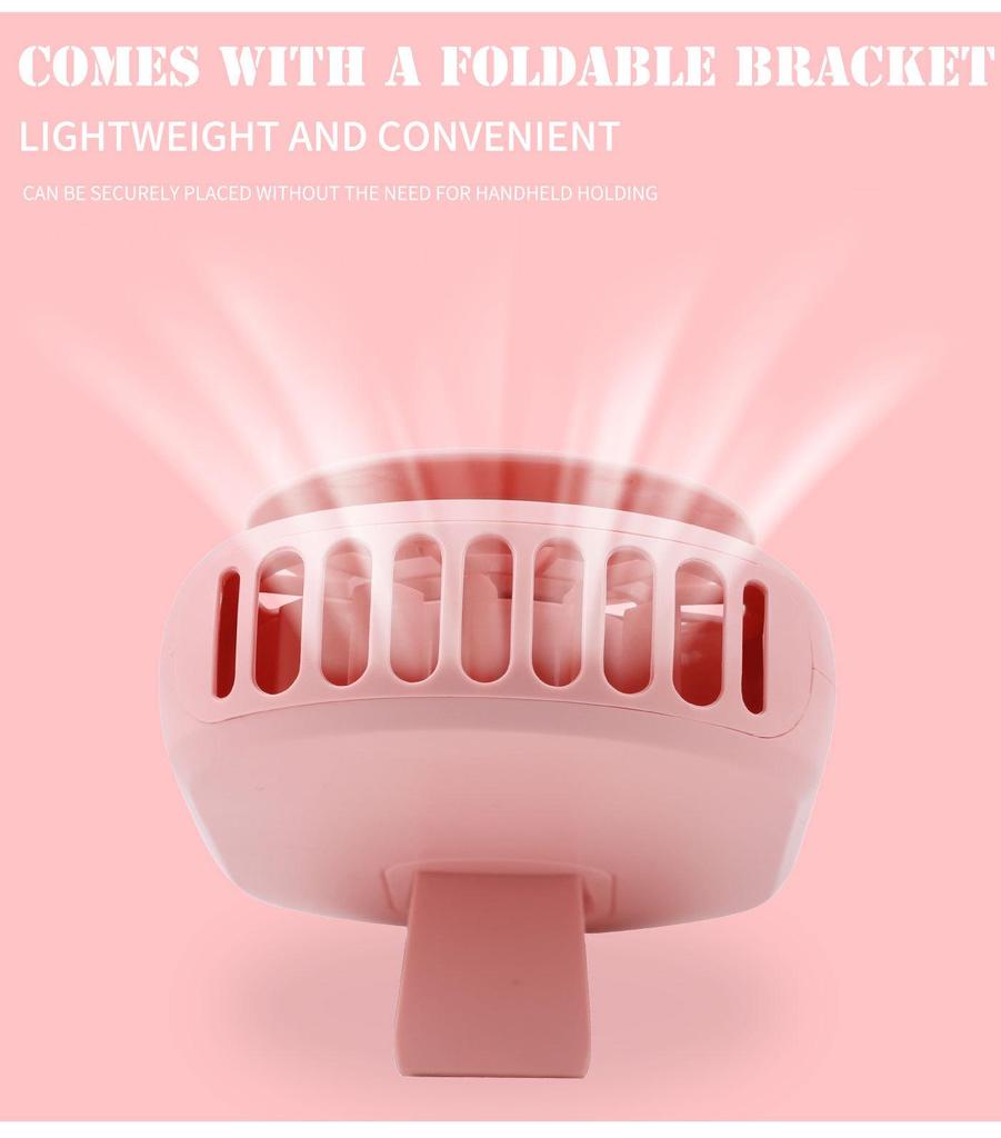 Mini USB Rechargeable Bladeless Fan for Eyelash Extensions