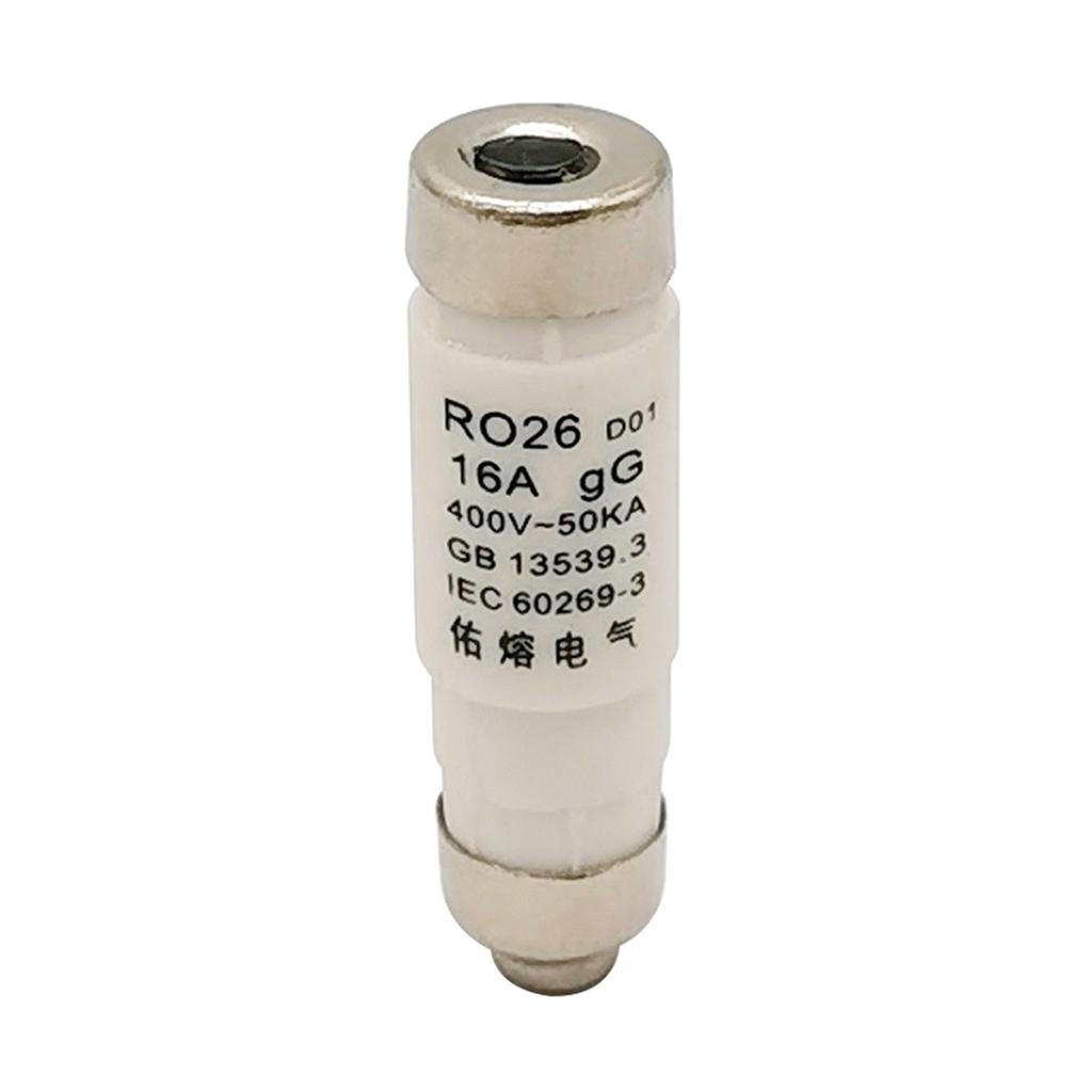 10 Pcs Neozed Fuses Replacement D01 D02 16A/25A/32A/63A/50A gL/gG 400VAC D0 Type Fuse Insert Fusibles Easy to Use