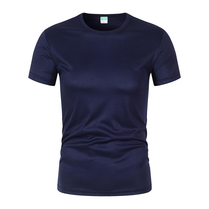 Team Culture Quick-Dry Mesh T-Shirt: Breathable Crew Neck, Short Sleeve, Logo-Friendly Sportswear