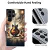 Capa de Celular Elétrica Retro Rock Music Para Samsung S25 Edge S24 FE Galaxy S21 S20 FE S23 S22 Ultra S10 Plus S10E Capa Transparente