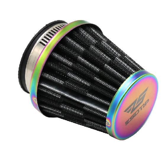 ZSDTRP Colorful Air Filter 35/38/42/45/50/55/58mm Motorcycle Air Filter Intake Pipe for 50cc 110cc 125cc 250cc ATV Dirt Bike