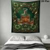 St.Patrick's Day Wall Tapestry Aesthetic Wall Hanging Printed Fabric Blanket Decorative Tapestries for Bedroom Living Room Home Decor