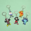 Fitness Motivational Keychain - Humorous Muscle Figure Mickey Stitch Designed for Women Men Keys Holder Keyring Attachment Present