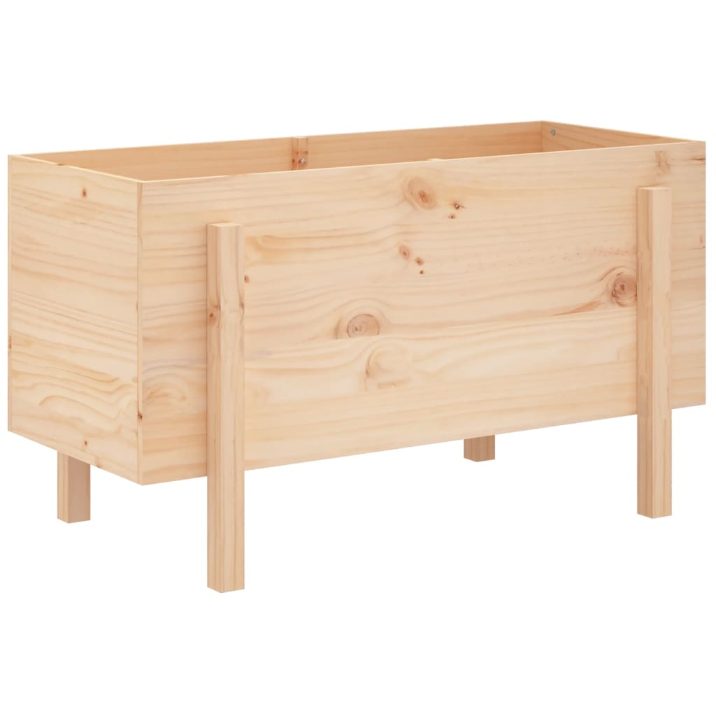 Raised Garden Bed 101x50x57 cm Solid Pine Wood