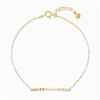 14K Light-Cut Bar Bracelet
