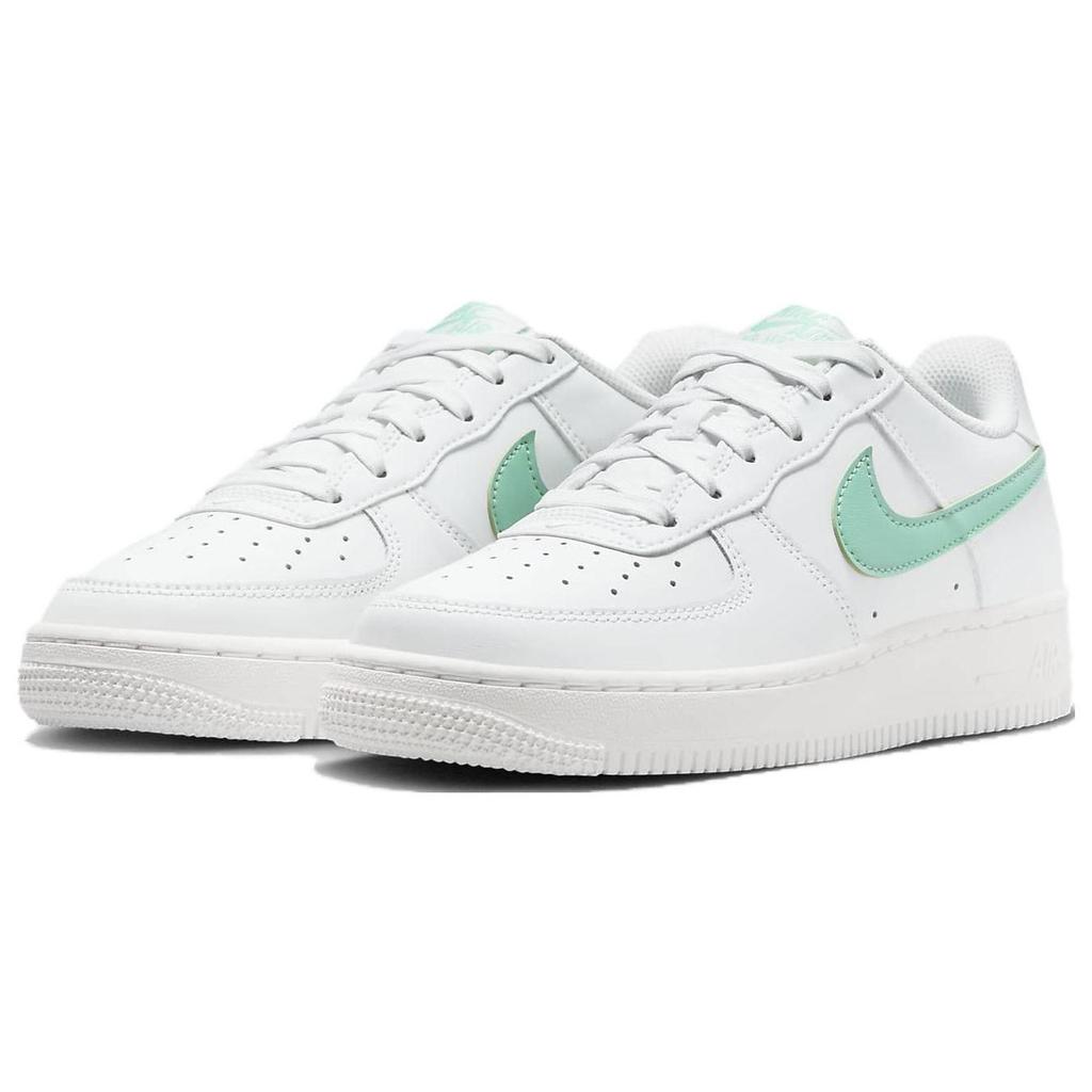 Nike Air Force 1 GS White Emerald Rise Kids Sneakers Summit-White DV7762-104