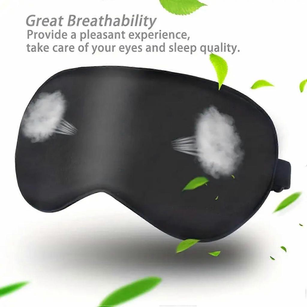 Sleep Mask for Women & Men,Blackout Eye Mask for Sleep,100% 6A Mulberry Silk Sleep Mask for Side Sleeper,Reduces Migraines & Puffy Eyes, Travel Offic