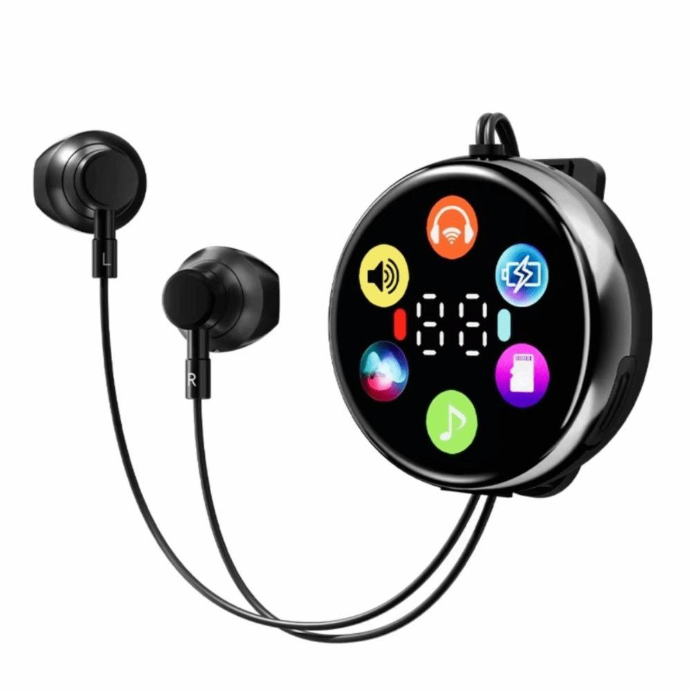 LED Display Bluetooth Earphones LED Color Screen Wireless Earphones Professional