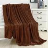 Polyester Soft Warm Solid Color Blanket Sleep Cover Rug for Home Bedroom Bedding