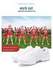 Scarpe da Allenamento Cheerleading e Aerobica da Donna Bianche, Suola Morbida, Ideali per Sport Competitivi e Fitness