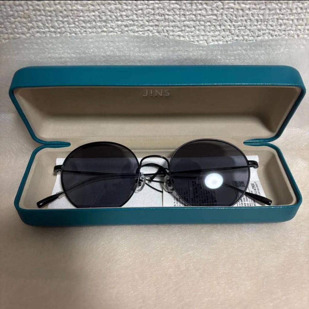 Used JINS SUNGLASSES Modern BoldMetal sunglasses new and unused