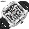 MEGIR Luxus Herrenuhr Mode Design Quarz Uhr Militär Sport Leuchtzeiger Armbanduhr Uhr Freizeit Relogio Masculino 8116