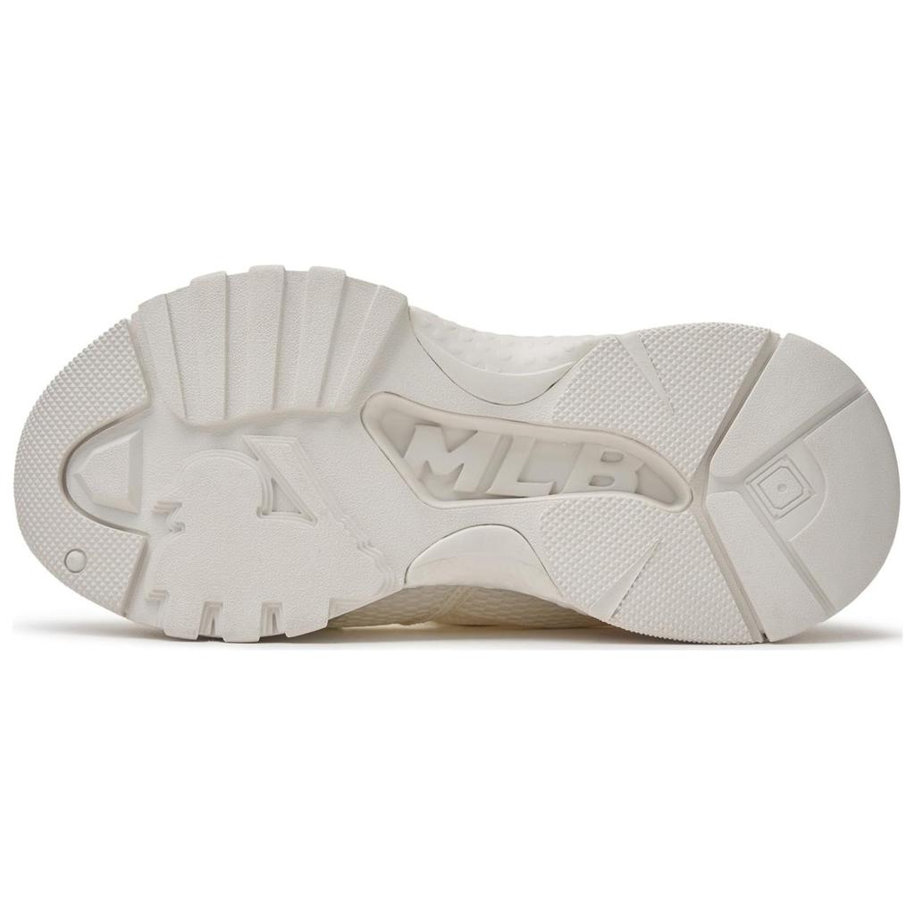 MLB Sandal Chunky Mask Abrasion Resistant Low top Casual Shoes Women's White 3ASDBCM43-50IVS