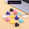 Heart-Shaped Guitar Plectrum Box with Adhesive Triangle Clip and Effects Pedal Accessories