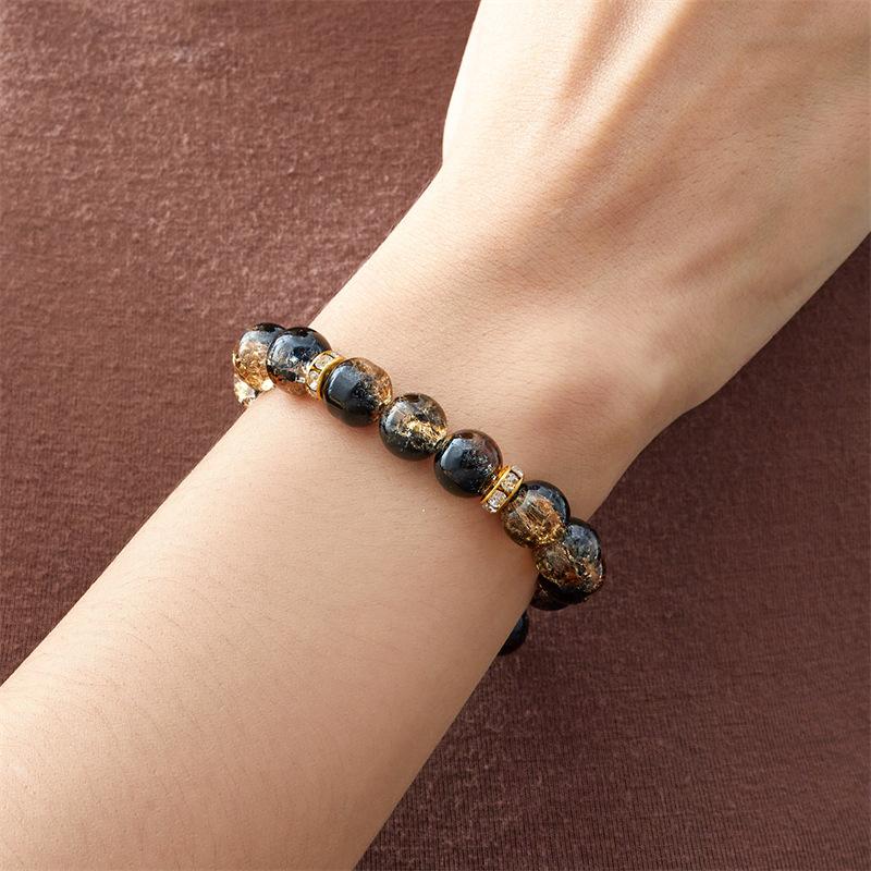 Crystal Elastic Bracelet Colorful Crystal Beads Bracelets for Women Girls Fashion Jewelry Gifts