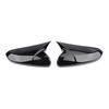 Black Rearview Mirror Cover for Honda Civic FK7/FK8 (2016-2021)