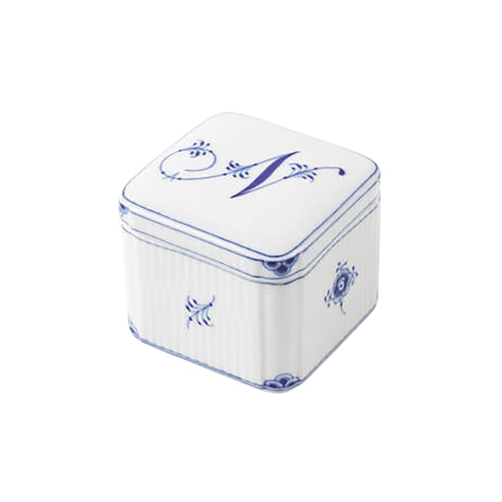 

[Официально импортировано] Royal Copenhagen Коллекция Алфавит Квадратная бонбоньерка N , высота 6 см, 1075899