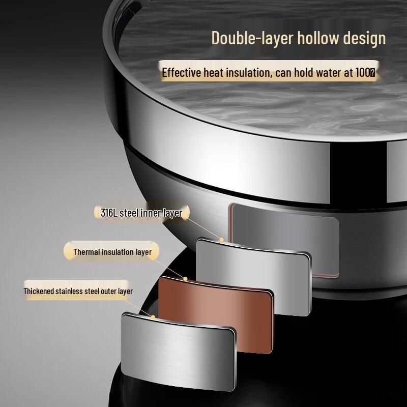Jingqingfu 316 Stainless Steel Double-Layer Insulated Bowl