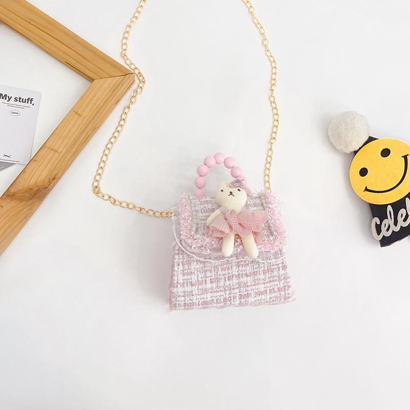 Adorable Mini Korean Princess Crossbody Bag For Kids Featuring Cute Bunny Design