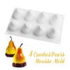 Silikon Kuchenformen Früchte Mousse Kuchenformen Orange Apfel Birne Mango Erdbeere Tannenzapfenform Form Dessert Dekorationswerkzeuge