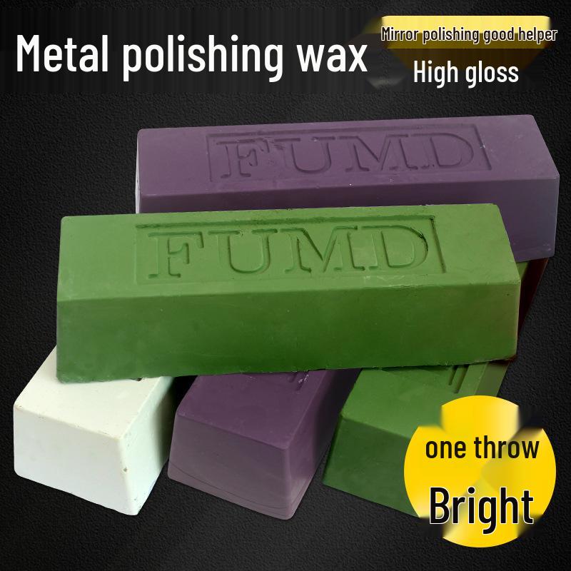 Stainless Steel & Metal Polishing Paste - White, Green, Purple Wax for Copper & Aluminum Repair