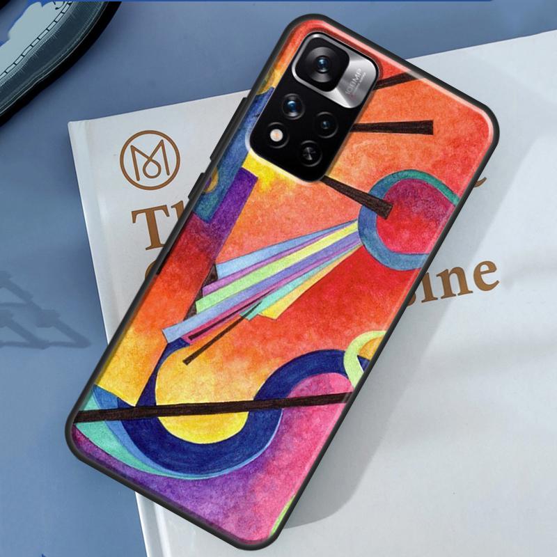Wassily Kandinsky Abstract Artistic Case For Xiaomi Redmi Note 14 13 11 9 10 12 Pro 9S 10S 11S 12S Redmi 10C 12C 13C 14C Cover