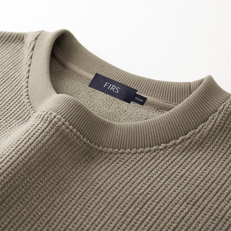 Men's Warm Fleece-Lined Brushed Long Sleeve T-Shirt