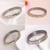 Elegant Adjustable Bracelet Jewelry Adjustable Bracelet In Stainless Steel Eye Catching Elastic Wrist Chain Ornament