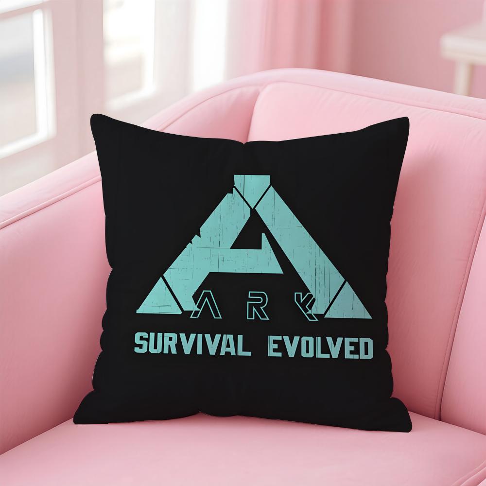 

Survival Game Logo AArk Survival Evolved Cushion Cover Pillowcase Short Plush Invisible zipper Room Sofa Cushion Cover 30X30cm