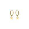 Boucles D'oreilles Luxenter Essential En Argent 925 Et or Jaune 18 Carats