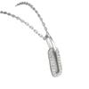 Minimalist Double Ring Pendant Clavicle Chain For Women Elegant Delicate Fashionable Niche Design Jewelry