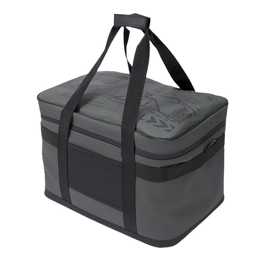 Cooler Bag Large Camping Storage Bags Multifunctional Outdoor Tool Storage Bag Collapsible Hiking Travel Meal Bag for Camping