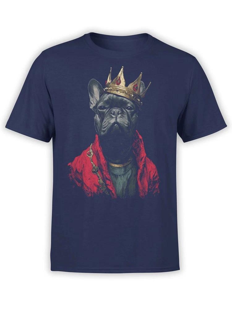 Fantucci Crown Hound TShirt Royal French Bulldog Tee For Dog Fans Unisex S