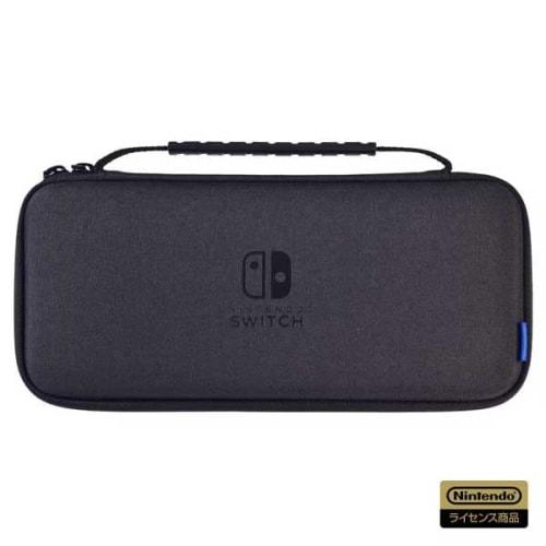 

[Лицензированный продукт Nintendo] Тонкий жесткий чехол Plus для Nintendo Switch, черный [Совместим с моделью Nintendo Switch Organic EL]