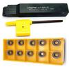 Blade Turning Tool Holder 10pcs Turning Insert Alloy Steel Kit Set