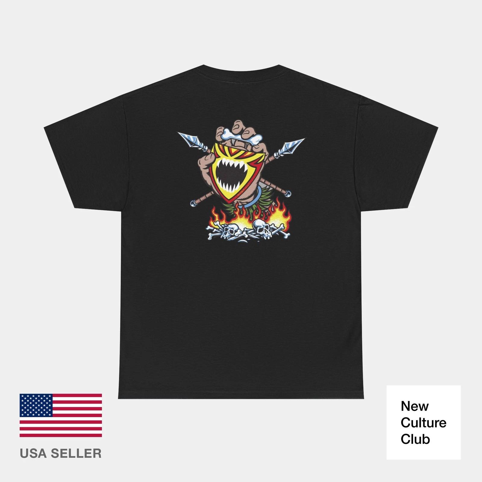 SCREAMING WITCH DOCTOR Salba Tee Skateboard Cruz California T Shirt Print XXXXL