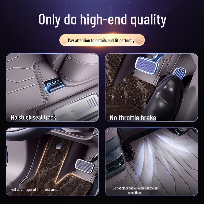 Nio ES8 Full Coverage Floor Mats - 3rd Gen Car Interior Accessories & Trunk Mat