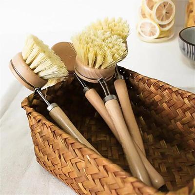 Holzgriff Reinigungsbürste Küche Haushaltsreinigungsbürste Buchenholz Langgriffbürste Spülbürste Spülbürste Reinigungswerkzeug