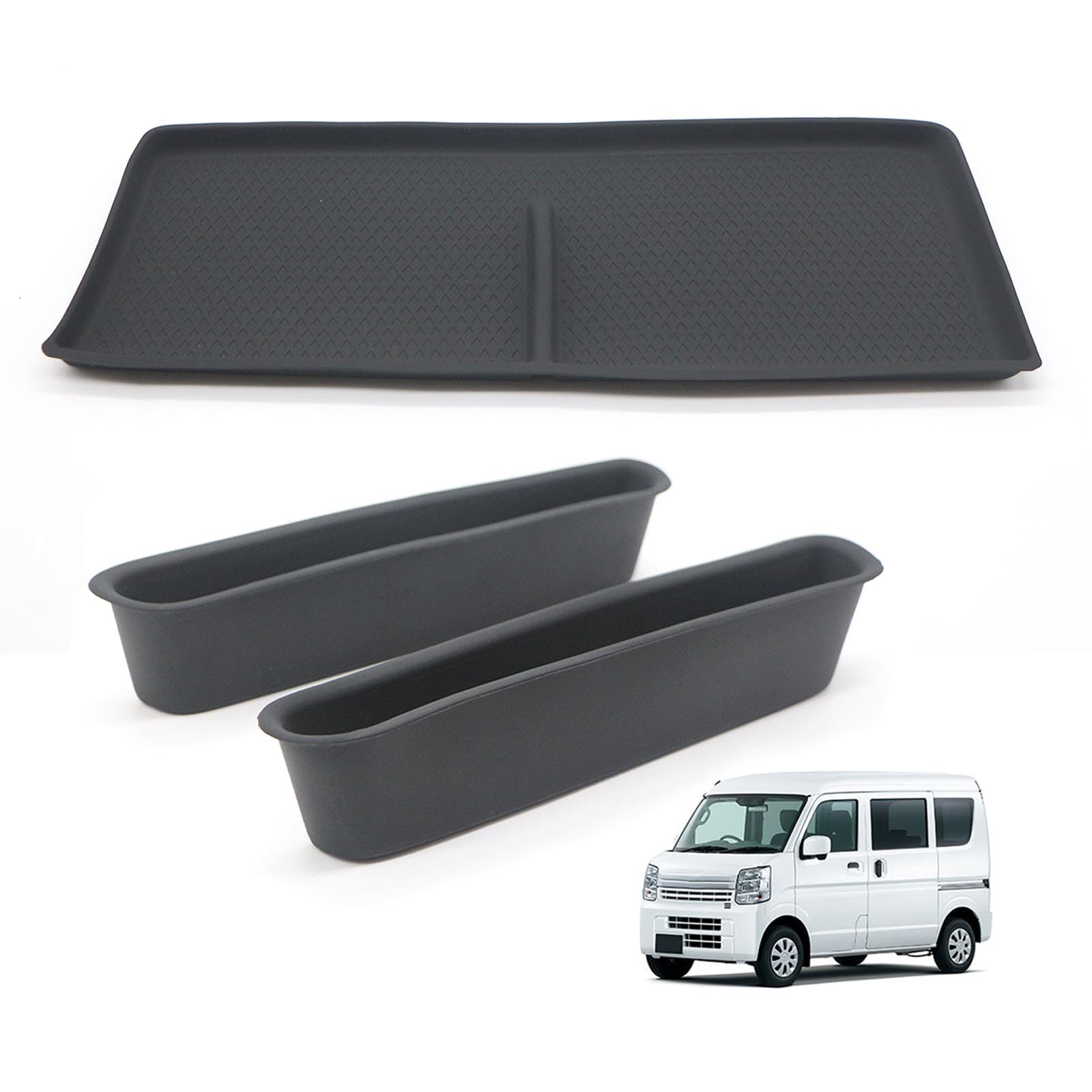 

Kasinfly Every Wagon Rubber Scratch Scratch Pocket Interior Custom Rubber Noise Small Item Black Van/Every Mat, Prevention, Non-Slip, Concealing,