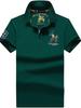 Paul Polo Bărbați Vară 2024 Tricou cu Mânecă Scurtă cu Guler, Bumbac Pur, Mărimi Mari