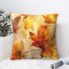Autumn Maple Leaves Pillow Case Vintage Pillow Cover Soft Custom Diy Cushion Cover Pillowcases For Living Room Chair