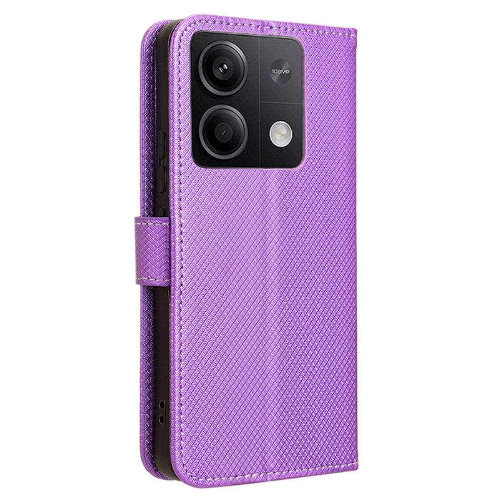 Flip Case for Xiaomi Redmi Note 13 5G, Wallet Smart Magnet, Purple